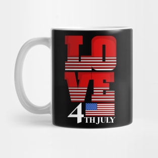 America Shirt 4th of July Patriotic T-shirt holiday Mug